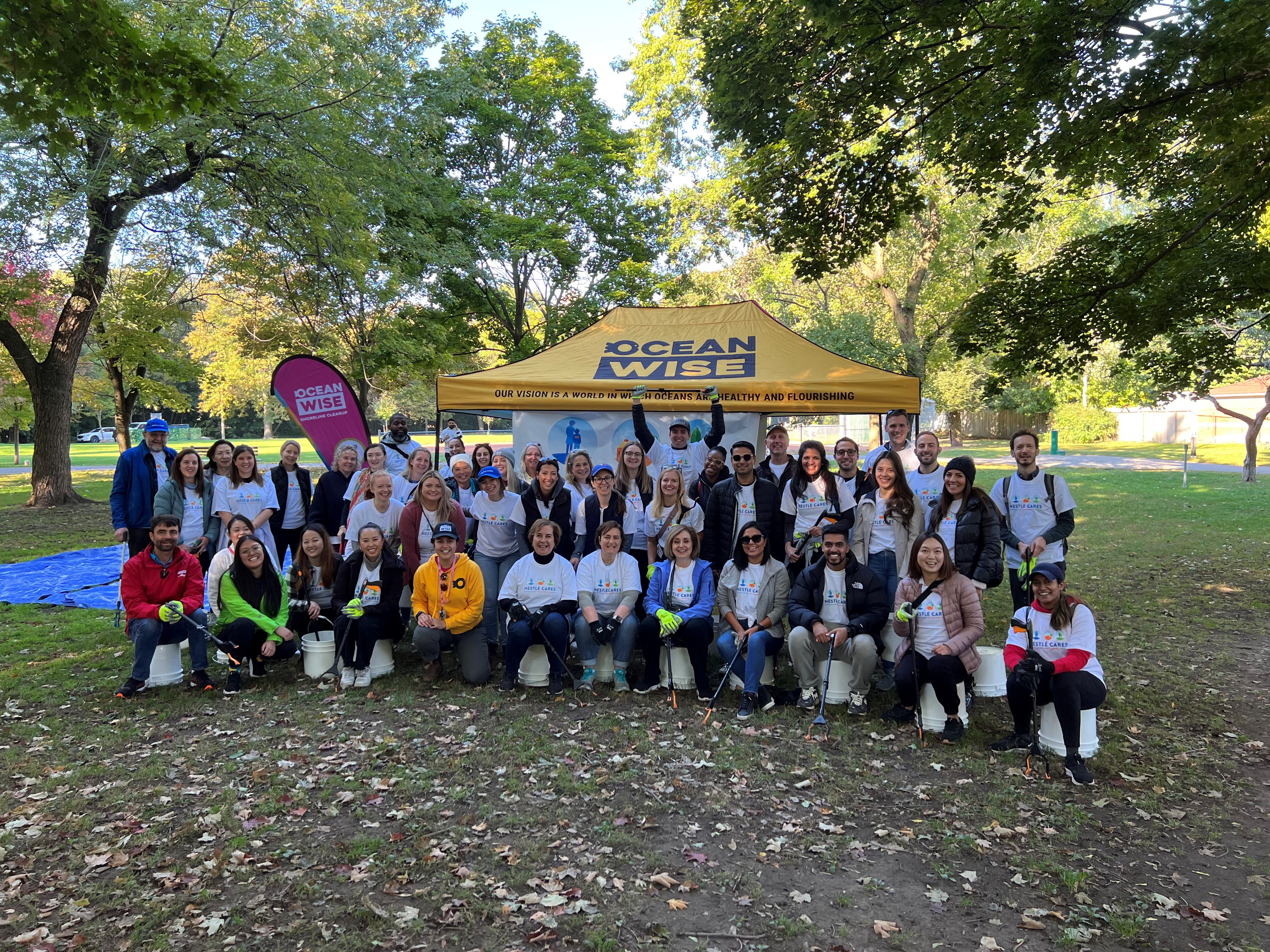 Nestle team cleanup in community