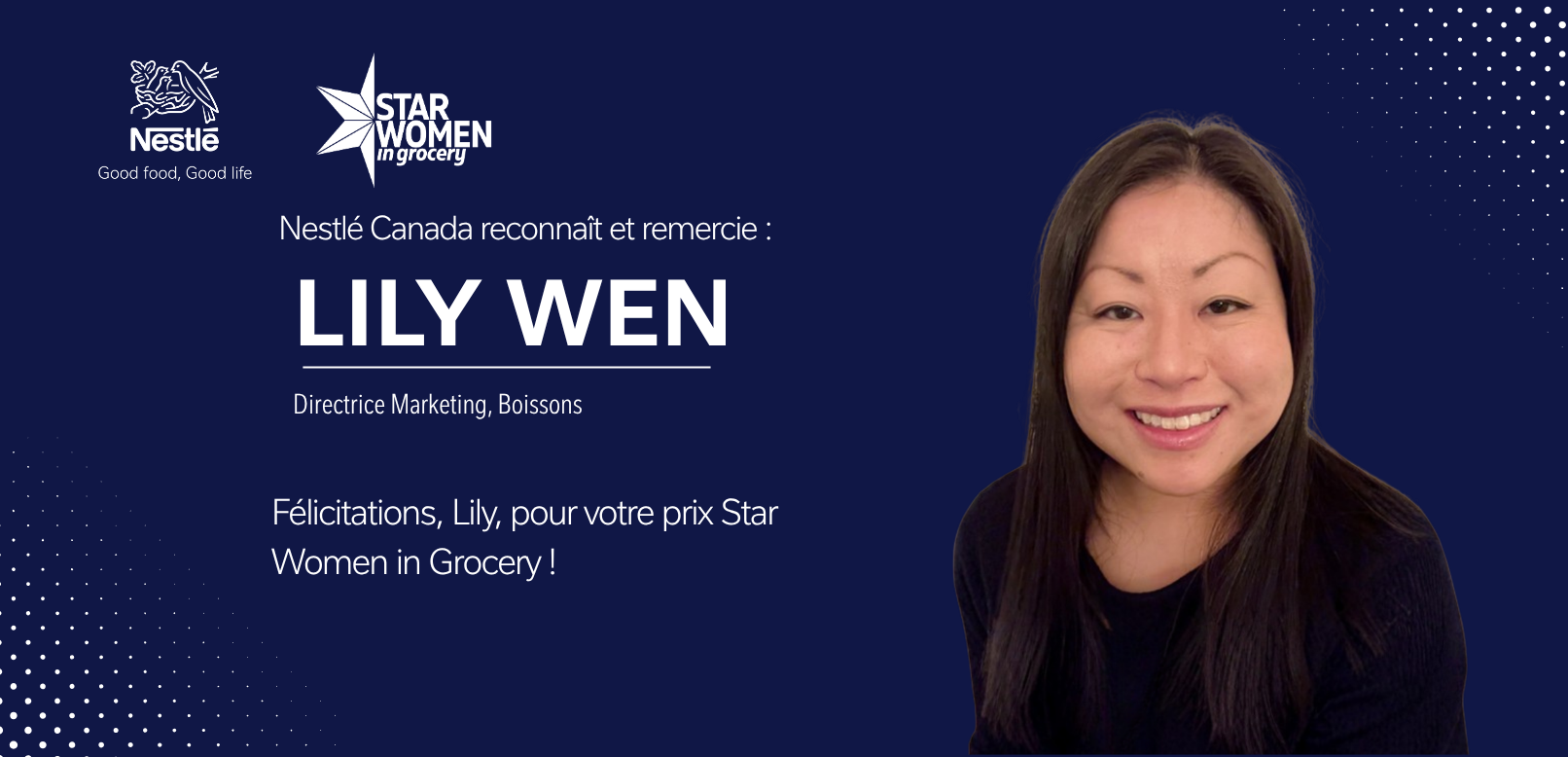 lily wen, women, blue shirt, star