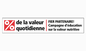 La campagne d'éducation sur la valeur nutritive