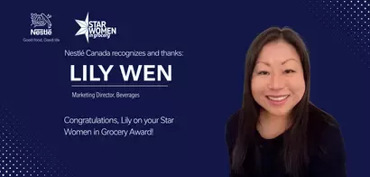 lily wen, women, blue shirt, star
