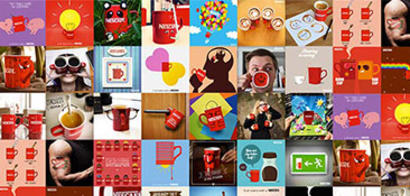 collage of Nescafe images