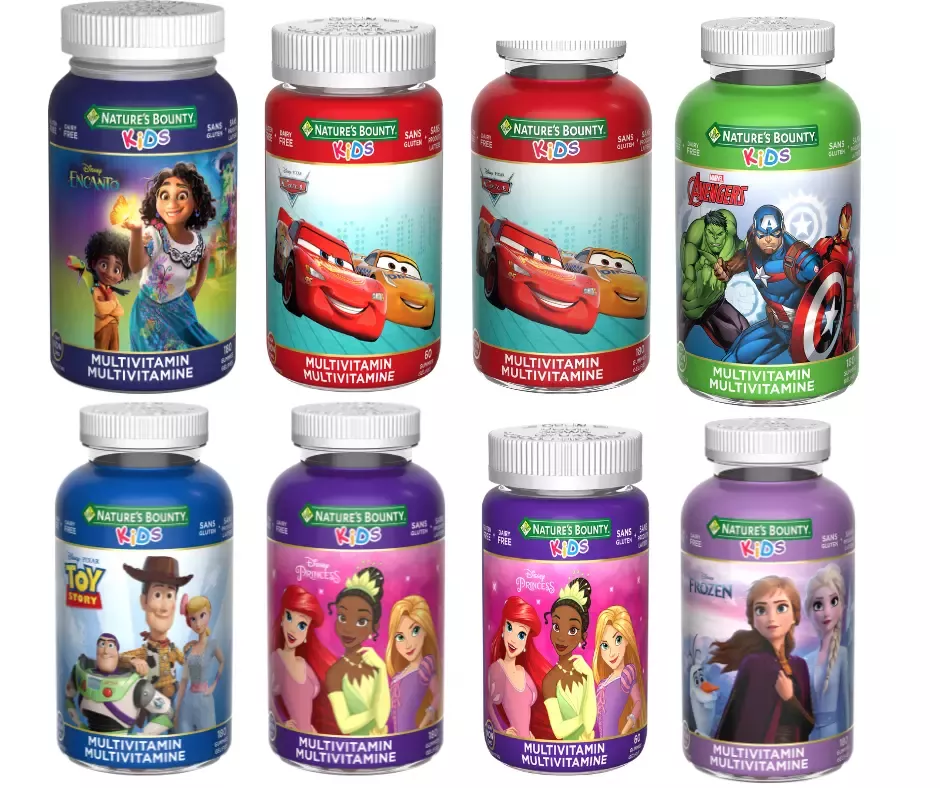 Multivitamines gélifiées pour enfants Nature’s Bounty de Disney