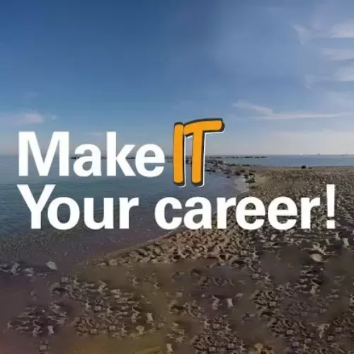 Inspirational image featuring the phrase "Make it your career," promoting the idea of pursuing one's passion professionally.