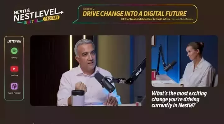 Screenshot of the Nest Level podcast interface, featuring episode titles and play buttons on a digital platform.