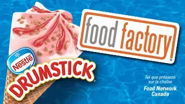 Nestle Drumstick presente a l emission Food Factory
