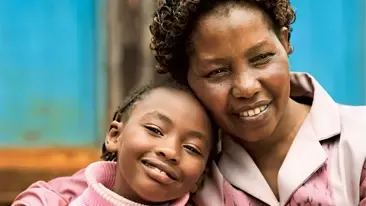 woman and daughter