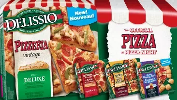 New Delissio pizza